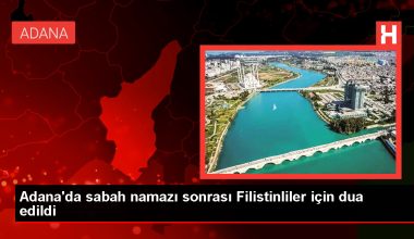 Adana’da İsrail’in Filistin’deki hücumları için dua edildi