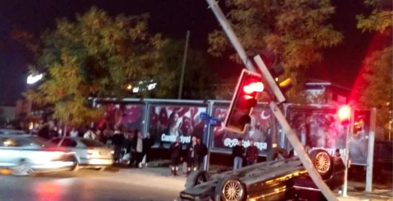 Ankara Sincan’da Tek Taraflı Kaza: 2 Yaralı