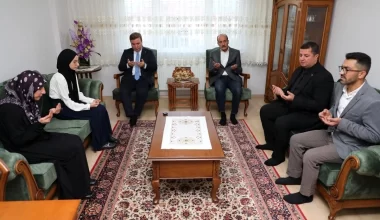 Erzincan’da şehit aileleri ziyaret edildi