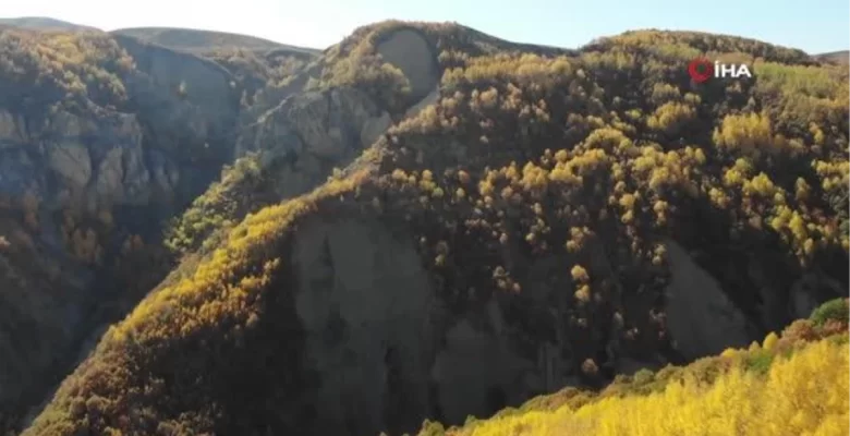 Erzincan’da sonbaharda renk cümbüşü