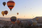 Kapadokya’da sıcak hava balon tipleri yağmur nedeniyle iptal edildi