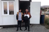 Konteynerde kalan iki üniversiteli Vali Doruk’un sayesinde pansiyona kavuştu