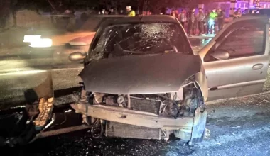 Manisa’da trafik kazası: 4 kişi yaralandı