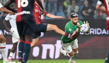 Milan, iki kalecinin kırmızı kart gördüğü maçta Genoa’yı yendi!