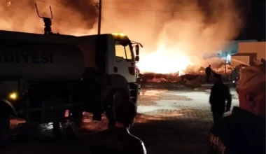 Niğde’de Organize Sanayi Bölgesi’nde Yangın Çıktı