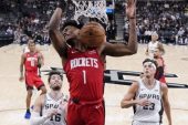 Rockets, Wembanyama’sız Spurs’ü Thompson’la devirdi!