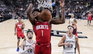 Rockets, Wembanyama’sız Spurs’ü Thompson’la devirdi!