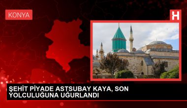 ŞEHİT PİYADE ASTSUBAY KAYA, SON SEYAHATİNE UĞURLANDI