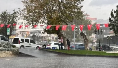 Tekirdağ’da Sağanak Yağış Sıkıntı Anlar Yaşattı