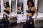 Ünlü oyuncu Kim Kardashian kamera önünde güç anlar yaşadı