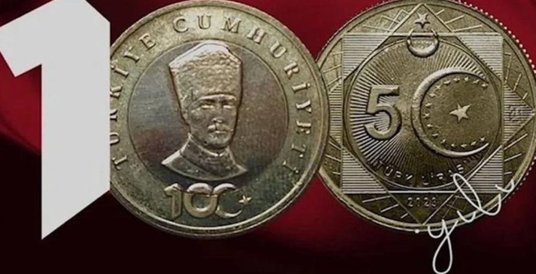 100 milyon adet madeni 5 TL basıldı