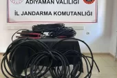 Adıyaman’da Haberleşme ve Güç Nakil Kablolarını Çalan 2 Şahıs Yakalandı