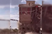 Adıyaman’da hasarlı binalar tek tek yıkılıyor