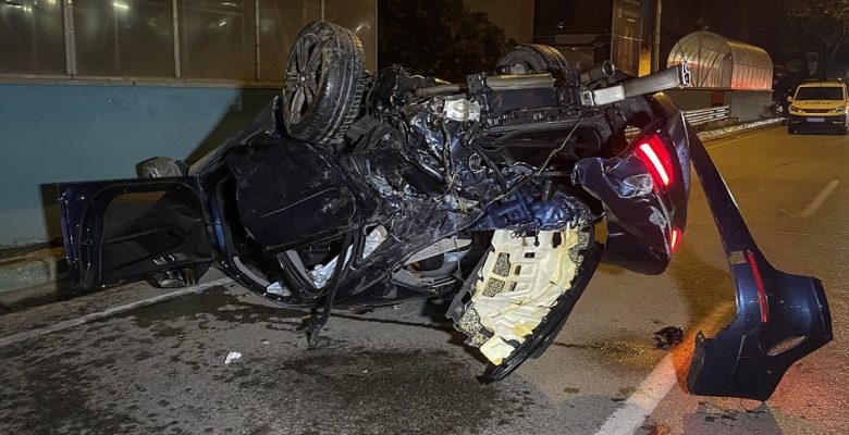 Bursa’da Araba Kazası: 1 Meyyit, 3 Yaralı