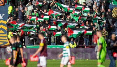 Filistin bayrağı açan taraftarların kombineleri iptal edildi