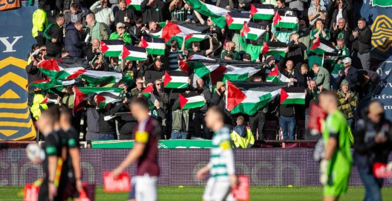 Filistin bayrağı açan taraftarların kombineleri iptal edildi