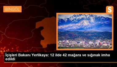 İçişleri Bakanı: 12 vilayette 42 mağara ve sığınak imha edildi