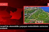 Karamürsel’de motosiklet ile araba çarpıştı, şoför yaralandı