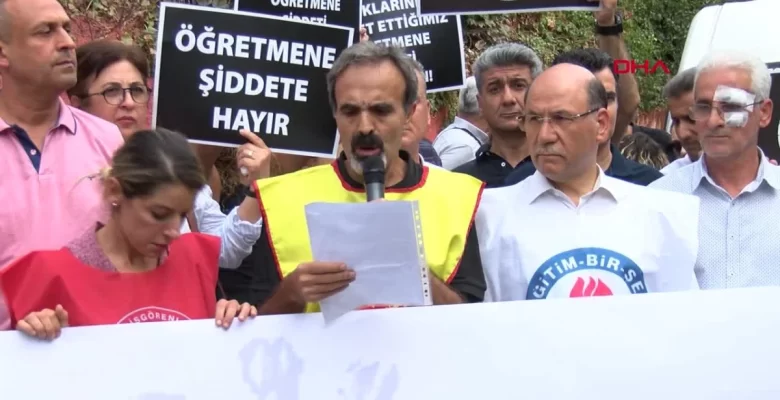 Park hengamesinde taksici, öğretmeni dövdü