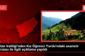 Rize Valiliği’nden Kız Öğrenci Yurdu’ndaki asansör arızası ile ilgili açıklama yapıldı