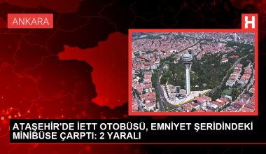 TEM Otoyolu’nda İETT otobüsü minibüse çarptı