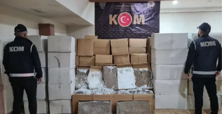 Torbalı’da 9 Milyon TL Bedelinde Makaron Ele Geçirildi