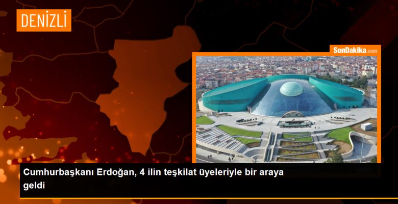 Cumhurbaşkanı Erdoğan, 4 ilin teşkilat üyeleriyle bir ortaya geldi