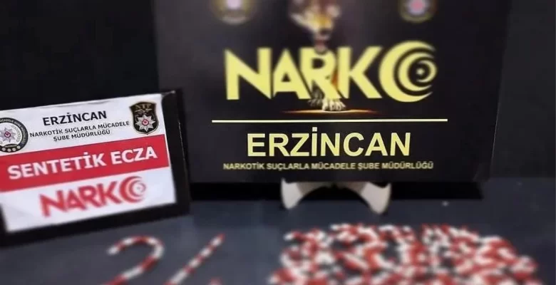 Erzincan’da 171 Adet Sentetik Ecza Ele Geçirildi