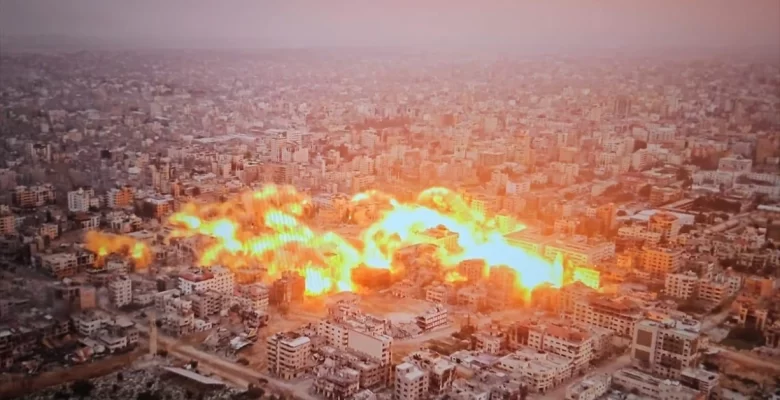 Hamas başkanının ofisi de oradaydı! İsrail, Filistin devlet kurumlarının bulunduğu bölgeyi yerle bir etti