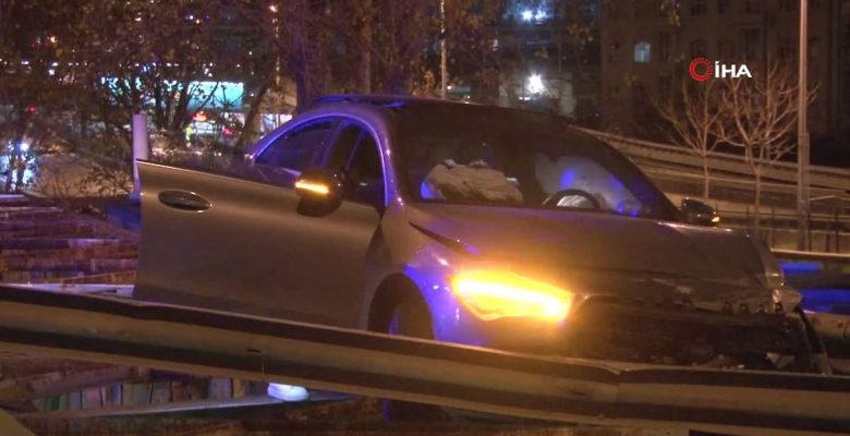 Kadıköy’de Alkollü Şoför Kaza Yaptı ve Basın Mensuplarına Saldırdı