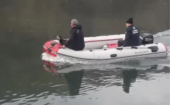 Köpek Kızılırmak Nehri’nde Mahsur Kaldı, İtfaiye Kurtardı