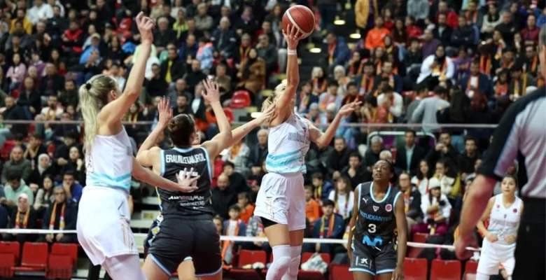Melikgazi Kayseri Basketbol, EuroCup Women Play-Off birinci maçında İspanyol Movistar Estudiantes’i farklı yendi