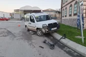 Samsun’da hafif ticari araç ile elektrikli scooter çarpıştı, 2 kişi yaralandı