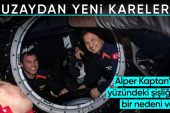 Astronot Alper Gezeravcı kapsülden ‘mutluluk’ fotoğrafı paylaştı