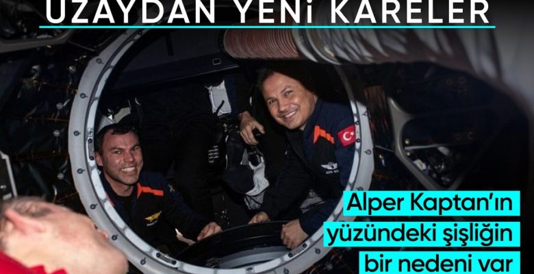 Astronot Alper Gezeravcı kapsülden ‘mutluluk’ fotoğrafı paylaştı