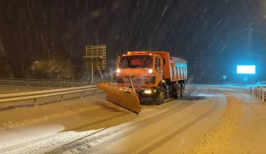 Bolu Dağı’nda Kar Yağışı Tesirli