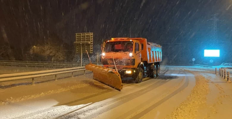 Bolu Dağı’nda Kar Yağışı Tesirli