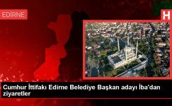 Cumhur İttifakı Edirne Belediye Lider Adayı Belgin İba Kentte Ziyaretlerde Bulundu