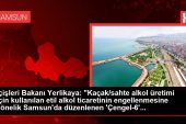 İçişleri Bakanı Yerlikaya: Samsun’da Kaçak Etil Alkol Operasyonunda 1 Ton 56 Litre Ele Geçirildi