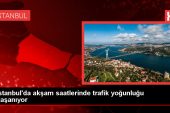 İstanbul’da Haftanın Dördüncü Mesai Günü Trafik Yoğunluğu