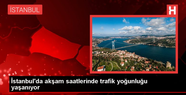 İstanbul’da Haftanın Dördüncü Mesai Günü Trafik Yoğunluğu