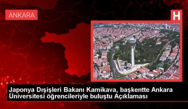 Japonya Dışişleri Bakanı Ankara Üniversitesi’ni Ziyaret Etti