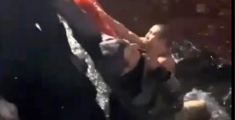 Karaköy’de Vapurdan Düşen Kişi Midyeci Tarafından Kurtarıldı