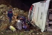 Mersin’de yolcu otobüsü devrildi: 7 meyyit, 30 yaralı