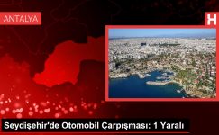 Seydişehir’de Araba Çarpışması: 1 Yaralı