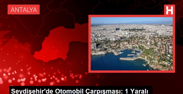 Seydişehir’de Araba Çarpışması: 1 Yaralı