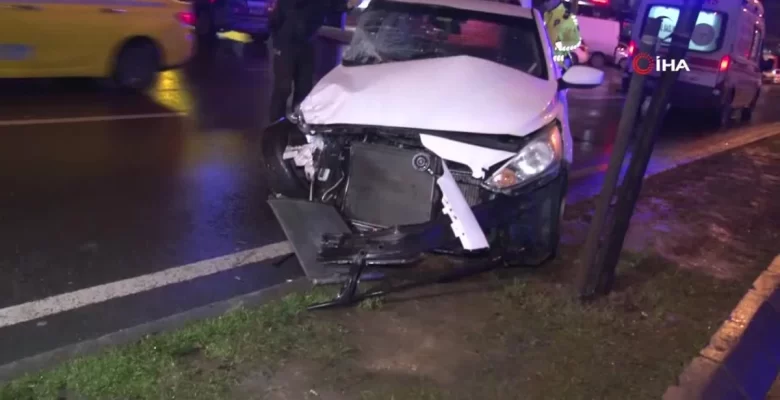 Ataşehir’de trafik kazası: 1’i ağır, 2 yaralı