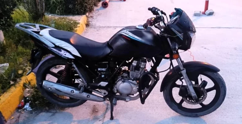 Aydın’da plakası ve şase numarası bulunmayan motosiklet bulundu