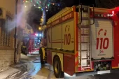Caminde çıkan yangın korkuttu