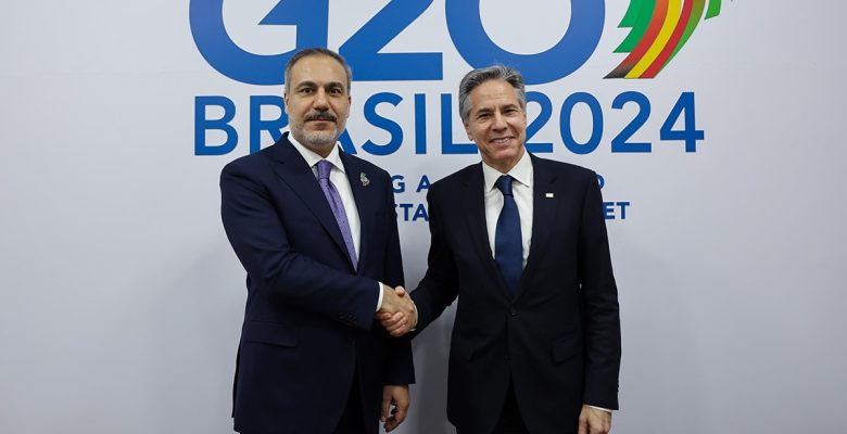 Fidan ve Blinken, G20 doruğunda görüştü